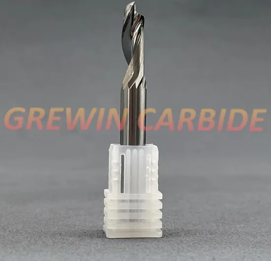Grewin High Performance Tungsten Carbide Single Flute End Mills for Wood Working